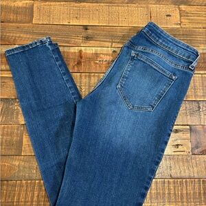 Old Navy Blue Skinny Jeans with Subtle Fading